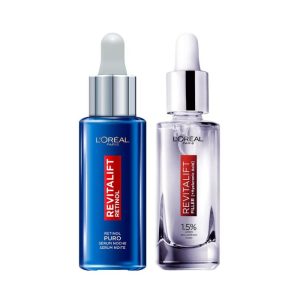 Loreal Pack Serum Acido Hialuronico + Serum Retinol Noche 30ml