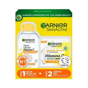 Garnier Pack Mini Micelar + Crema Gel Express aclara