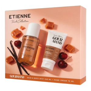 Touch Collection (Gourmand Touch / Vanilla - Caramel) - Etienne Set Bruma + Crema de Manos Dama
